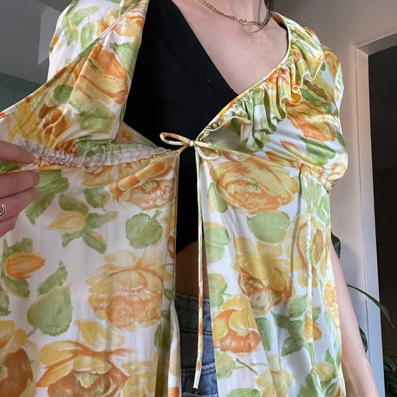 Floral duster - vintage - Picture 6 of 9